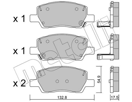 METELLI Brake disc Article number: 23-0335 cheaply