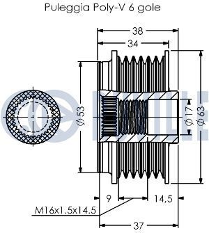 RUVILLE Timing belt kit Article number: 5603672 cheaply