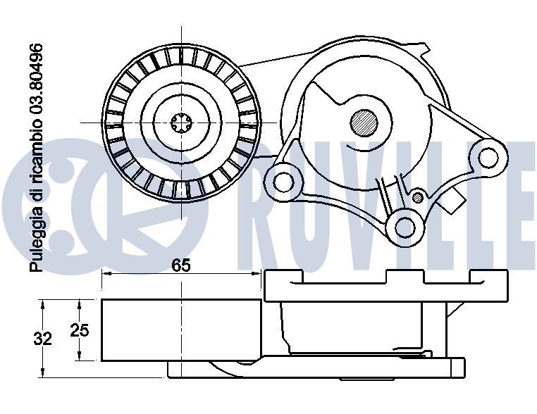RUVILLE Water pump Article number: 66602 cheaply