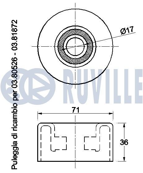 RUVILLE Engine mount Article number: 325868 cheaply