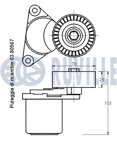 RUVILLE Engine mount Article number: 325213 cheaply