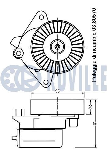 RUVILLE Motorophæng Varenummer: 325128 billige