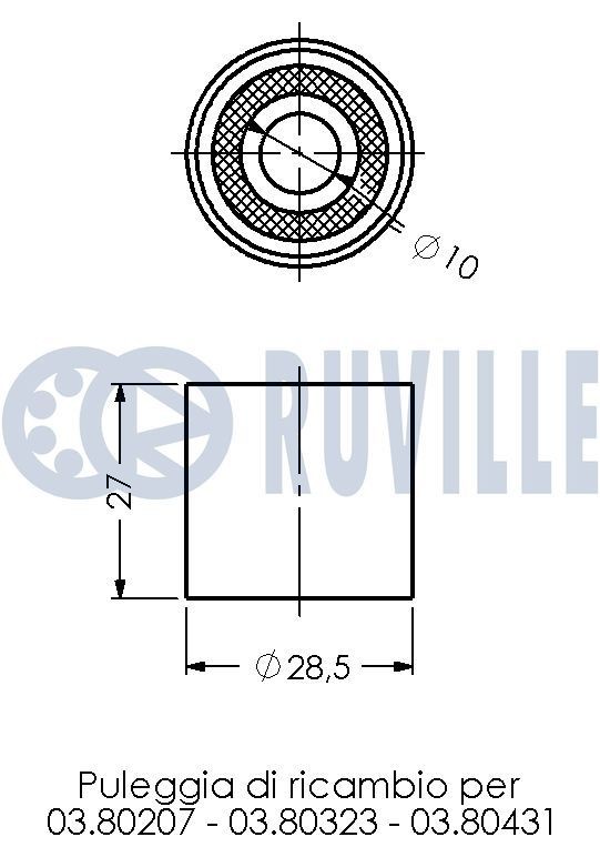 RUVILLE Engine mount Article number: 325411 cheaply