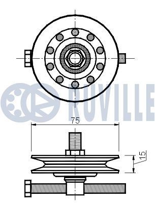 RUVILLE Engine mount Article number: 325461 cheaply