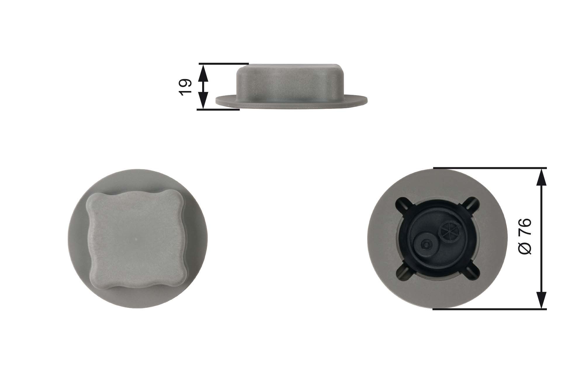 GATES Expansion tank cap Article number: RC206 cheaply
