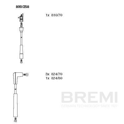 BREMI Ignition lead Article number: 885/48 cheaply