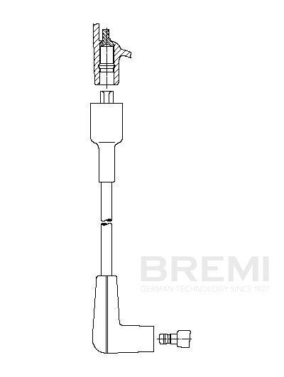 BREMI Tændkabel Varenummer: 887/63 billige