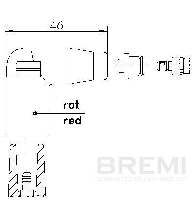 BREMI 13262A5 Plug, spark plug A8 2.8 174 PS Petrol 2002