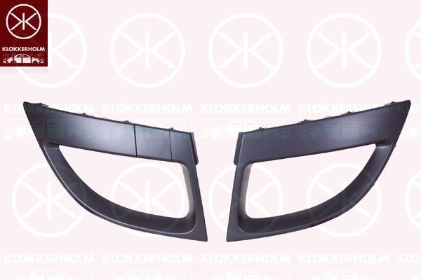 KLOKKERHOLM 6044925 Bumper moulding SCÉNIC 1.5 dCi (JZ02, JZ0R) 95 PS Diesel 2016