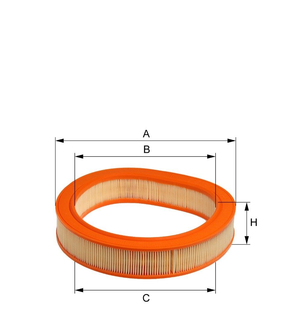 HENGST FILTER Air filter Article number: E193L cheaply