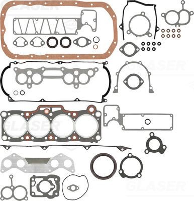 GLASER Full Gasket Set, engine Article number: S80901-00 cheaply