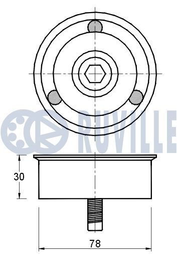 RUVILLE 3484019 Guides, timing chain CEE'D 1.6 CRDi 128 128 PS Diesel 2012