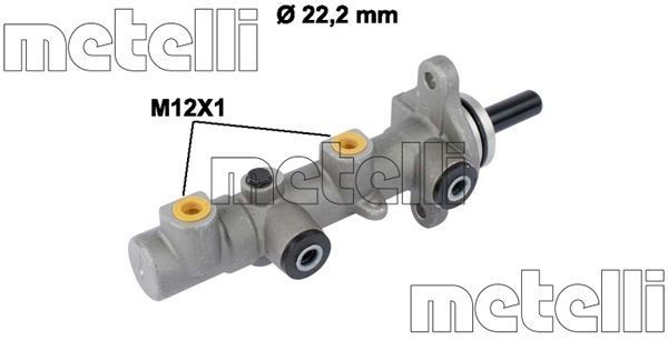 METELLI Peapiduri silinder Artikli number: 05-0825 soodsalt