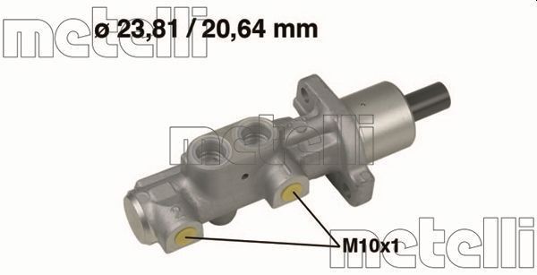 METELLI Peapiduri silinder Artikli number: 05-0575 soodsalt