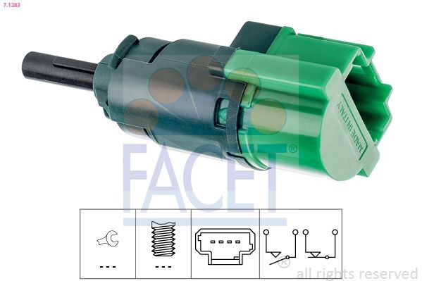 FACET Brake Light Switch Article number: 7.1283 cheaply