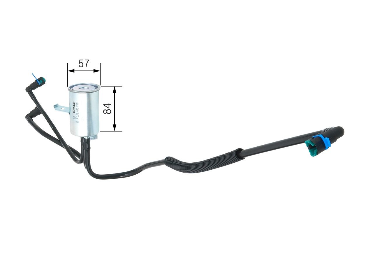 BOSCH Fuel filter Article number: F 026 403 758 cheaply