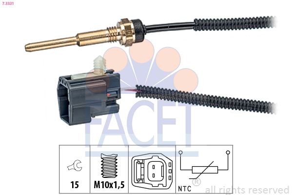FACET Sensor, coolant temperature Article number: 7.3331 cheaply