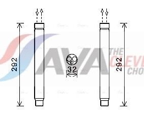 AVA COOLING SYSTEMS Dryer, air conditioning Article number: BWD445 cheaply
