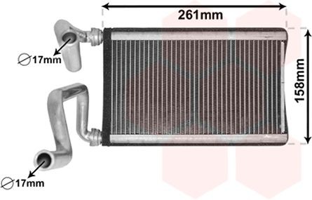 VAN WEZEL Heater matrix Article number: 25006294 cheaply