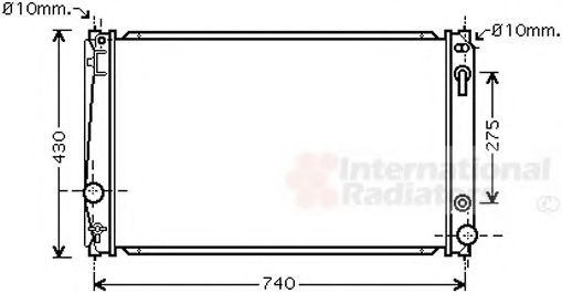 VAN WEZEL Engine radiator Article number: 53002651 cheaply