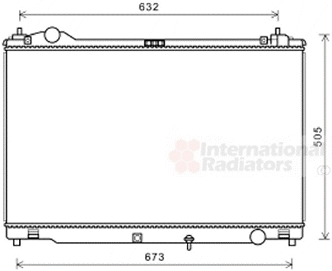 VAN WEZEL Engine radiator Article number: 53002694 cheaply