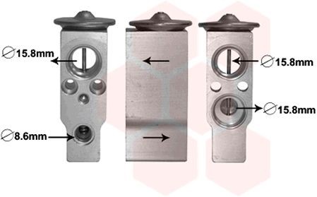 VAN WEZEL AC expansion valve Article number: 27001257 cheaply