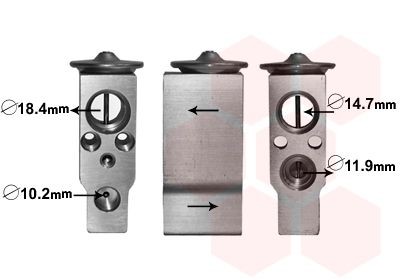 VAN WEZEL AC expansion valve Article number: 33001389 cheaply