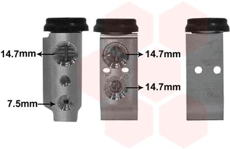 VAN WEZEL AC expansion valve Article number: 82001385 cheaply