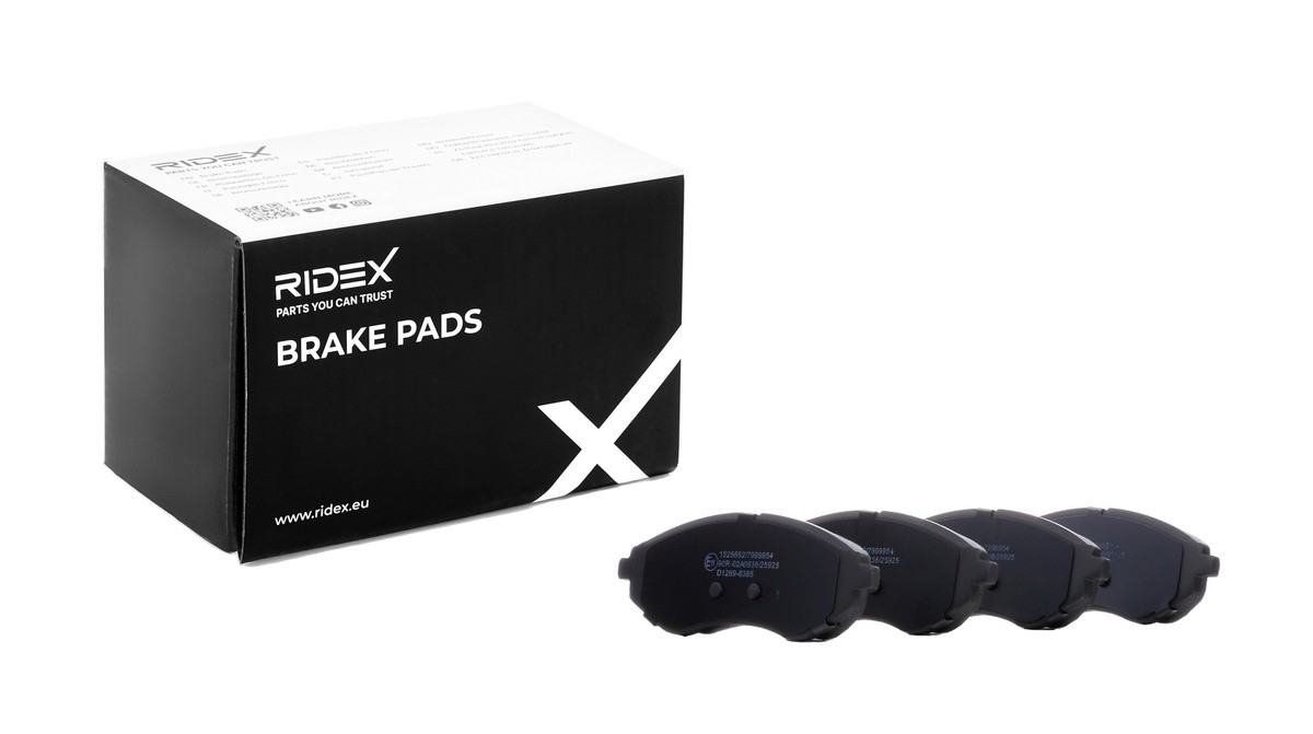 RIDEX Brake pad set Article number: 402B0229 cheaply