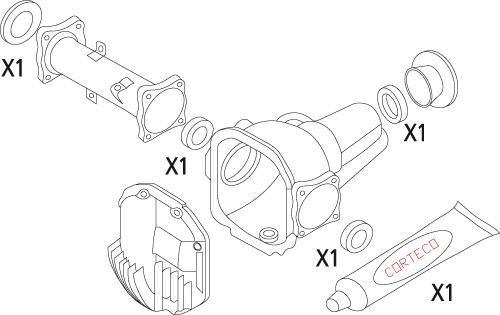 CORTECO Gasket Set, differential Article number: 19536138 cheaply