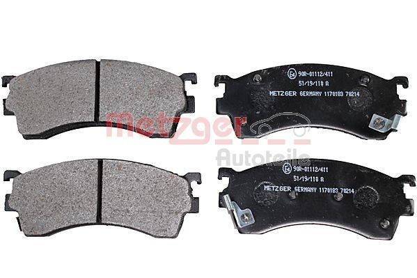 METZGER Brake pad set Article number: 1170183 cheaply
