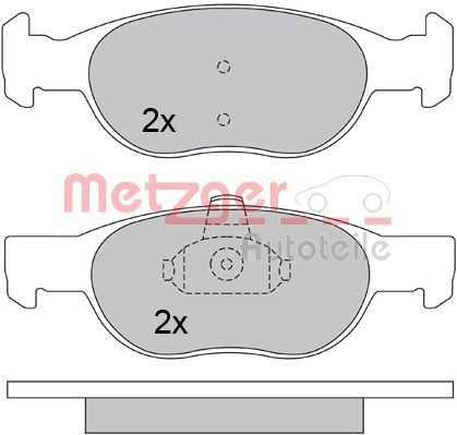 METZGER Brake pad set Article number: 1170390 cheaply