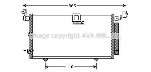 PRASCO Air conditioning condenser Article number: TO5384D cheaply