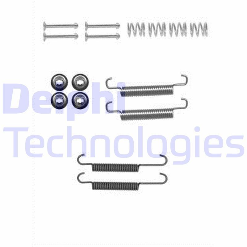 DELPHI LY1384 Tilbehørssæt, parkeringsbremsebakker CEE'D 1.6 CRDi 115 115 HK Diesel 2012