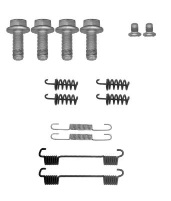 TEXTAR Brake shoe fitting kit Article number: 97039600 cheaply