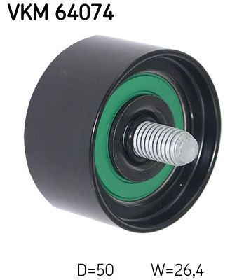SKF Deflection / Guide Pulley, v-ribbed belt Article number: VKM 64074 cheaply