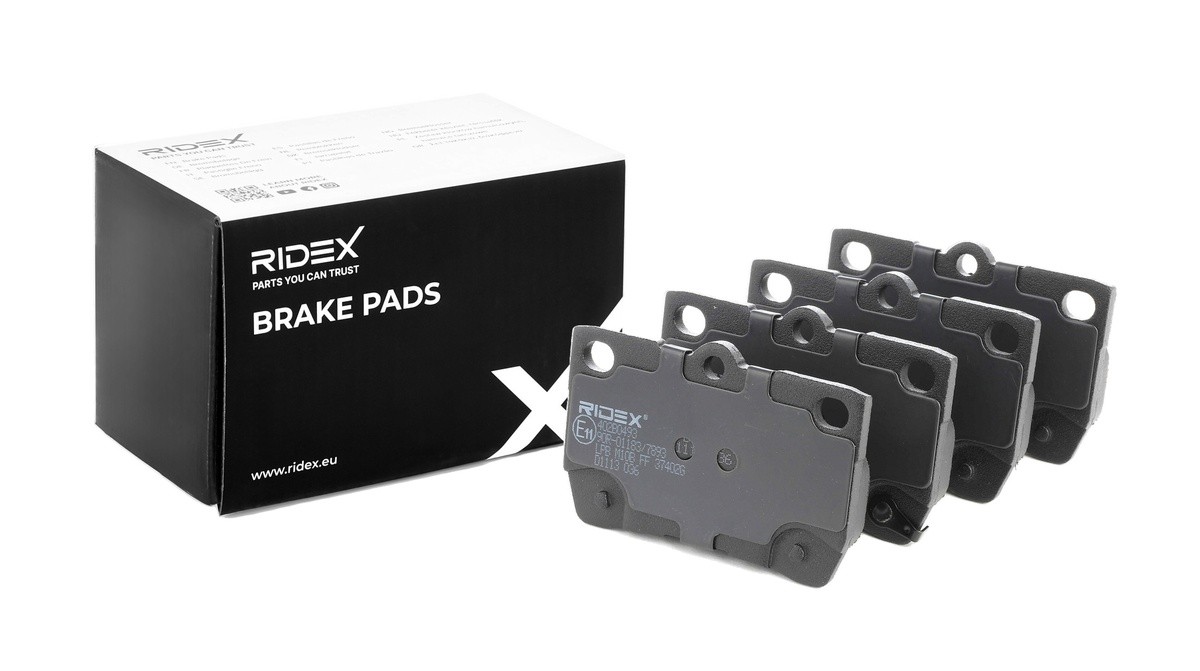 RIDEX Brake pad set Article number: 402B0493 cheaply