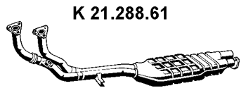 EBERSPÄCHER Catalytic converter Article number: 21.288.61 cheaply