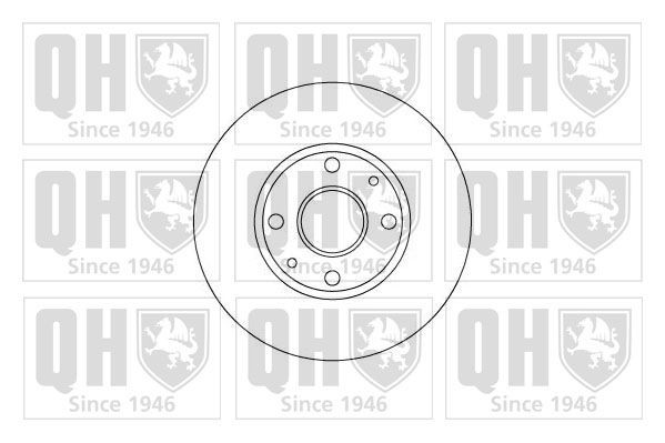 QUINTON HAZELL Brake disc Article number: BDC3109 cheaply