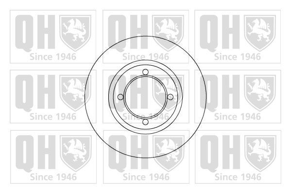 QUINTON HAZELL Brake disc Article number: BDC3381 cheaply
