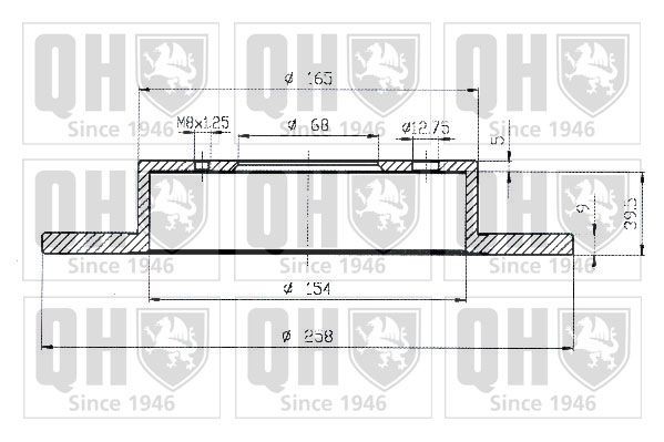 QUINTON HAZELL Brake disc Article number: BDC3790 cheaply
