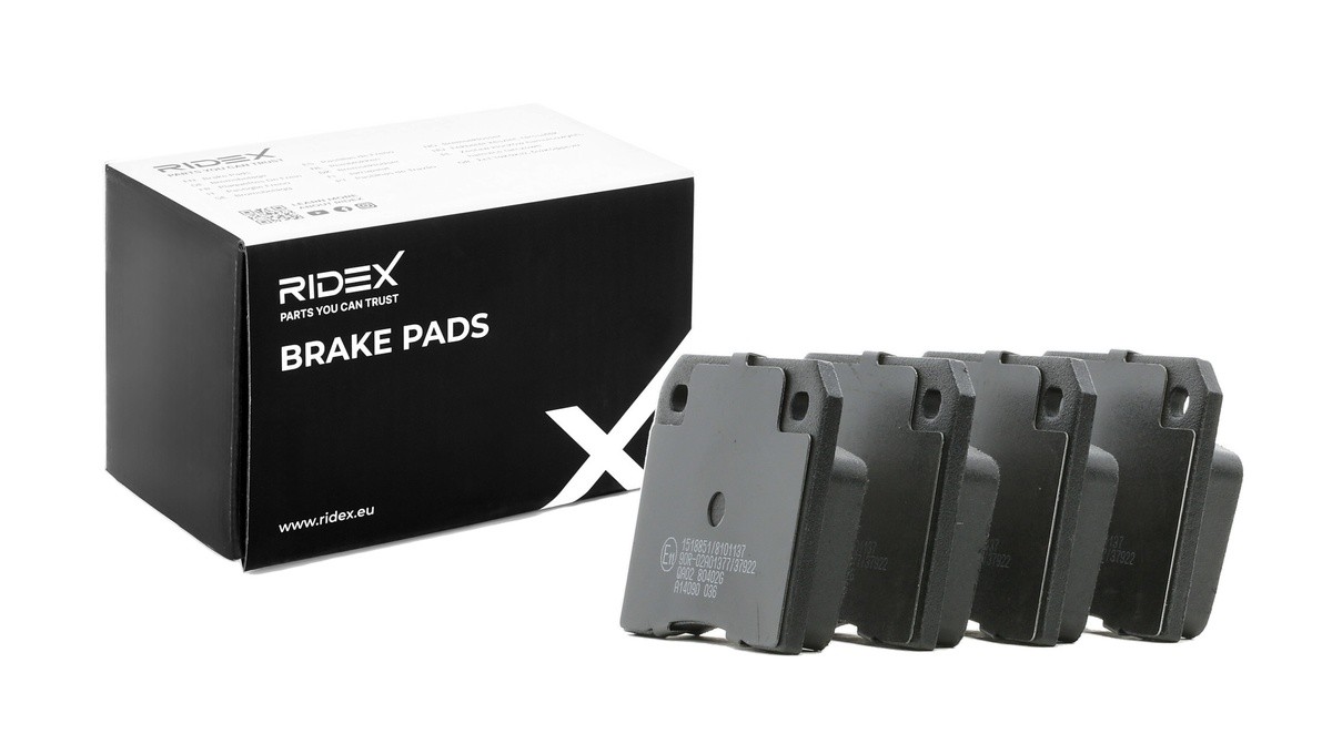 RIDEX Brake pad set Article number: 402B0970 cheaply