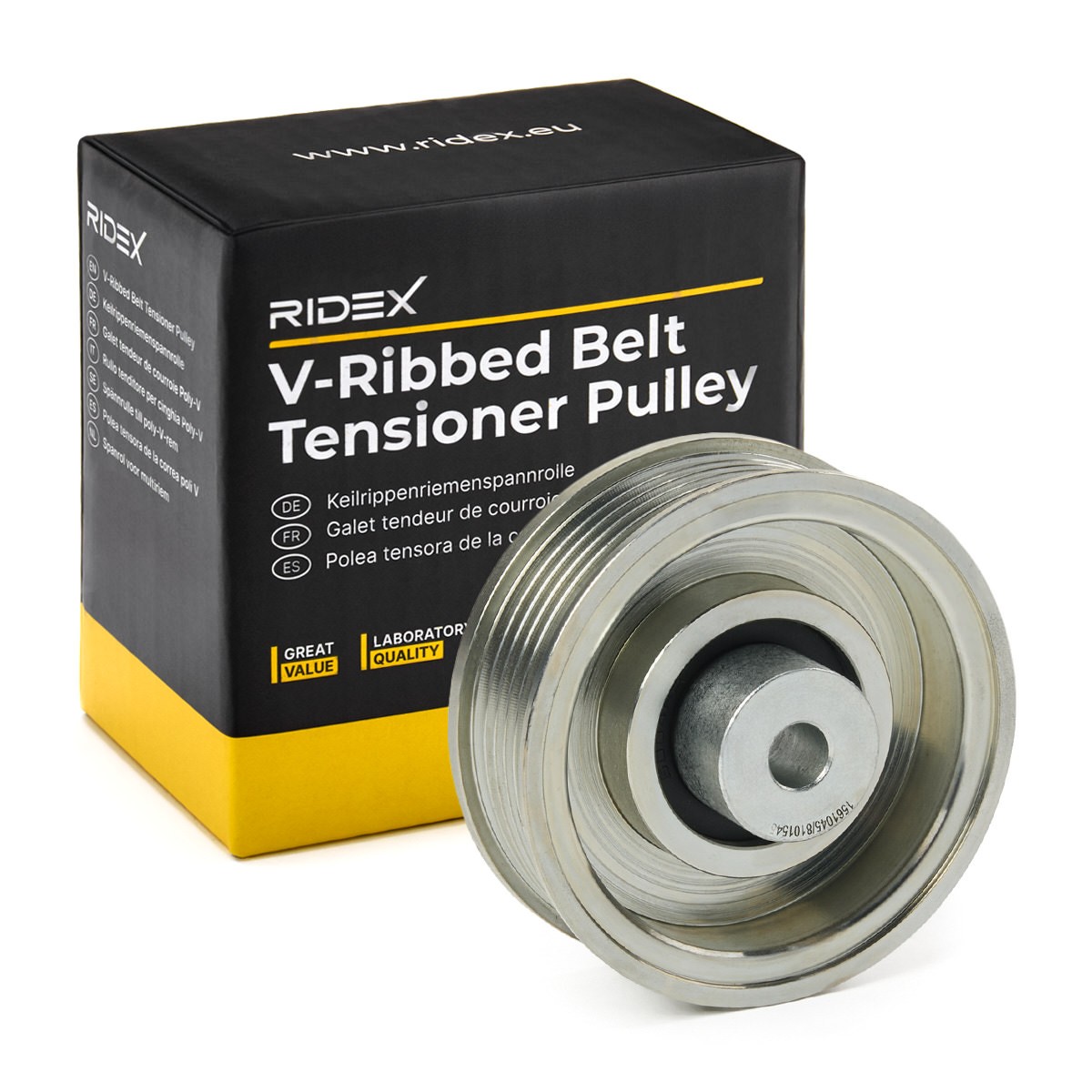 RIDEX Deflection / Guide Pulley, v-ribbed belt Article number: 312D0071 cheaply