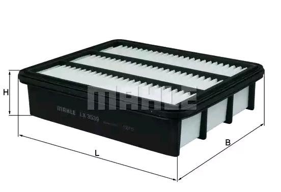 KNECHT Air filter Article number: LX 3539 cheaply