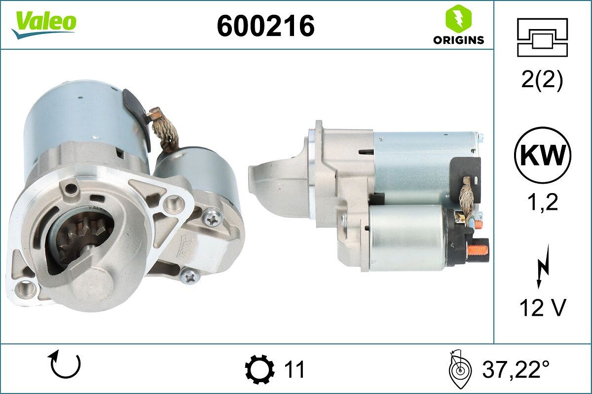 VALEO Starter Artikli number: 600216 soodsalt