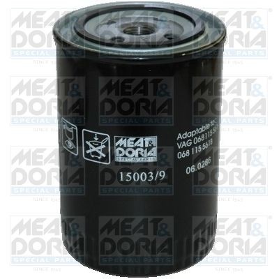 MEAT & DORIA Oil filter Article number: 15003/9 cheaply