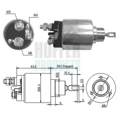HOFFER Magnetafbryder, starter Varenummer: 6646035 billige