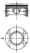 KOLBENSCHMIDT Piston Article number: 40027700 cheaply