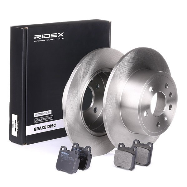 RIDEX Brake discs and pads set Article number: 3405B0107 cheaply