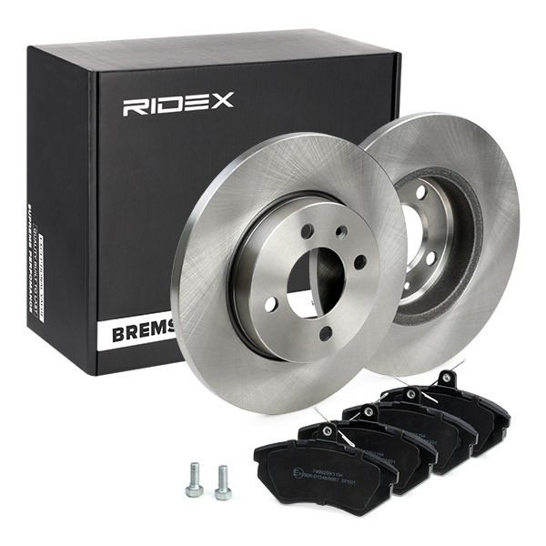 RIDEX Brake discs and pads set Article number: 3405B0091 cheaply